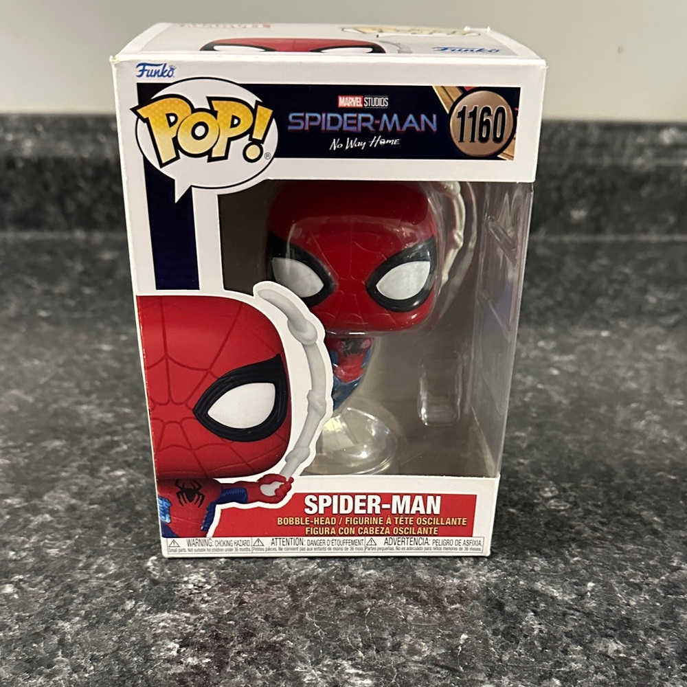 Funko Pop Marvel Spider-Man No Way Home 1160 Bobble Head Figurine  Open Box 2022